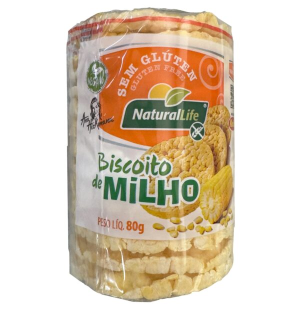 Biscoito de Milho Grande S/ Glúten Vegano Kodilar 80g